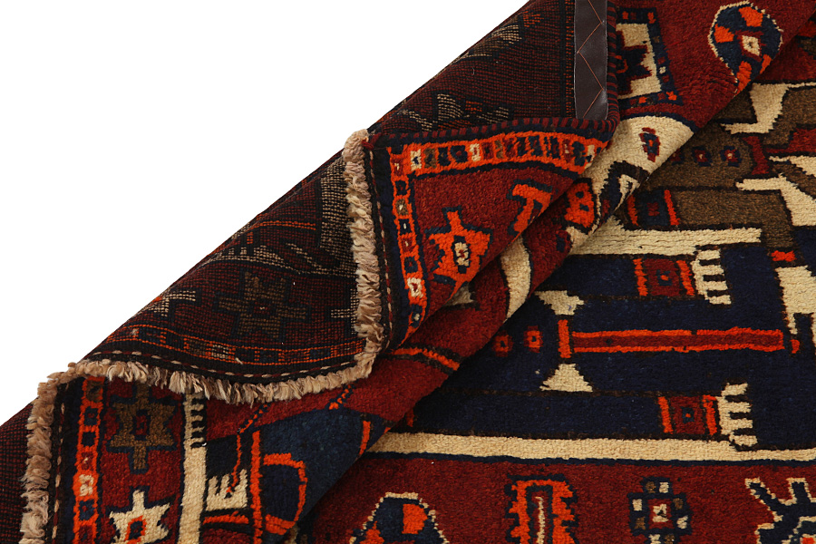 Bakhtiari - Qashqai Persian Carpet 444x129 - Picture 4