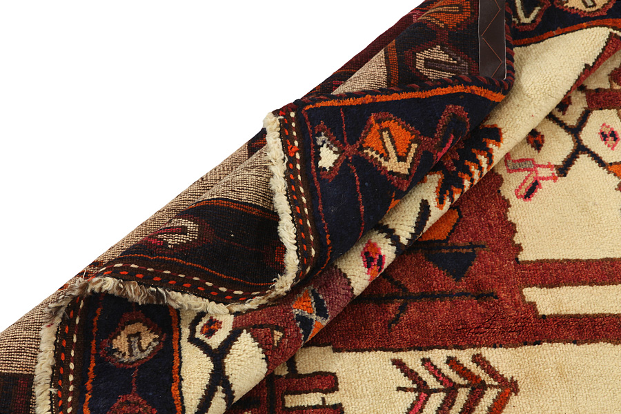 Bakhtiari - Qashqai Persian Carpet 389x140 - Picture 4