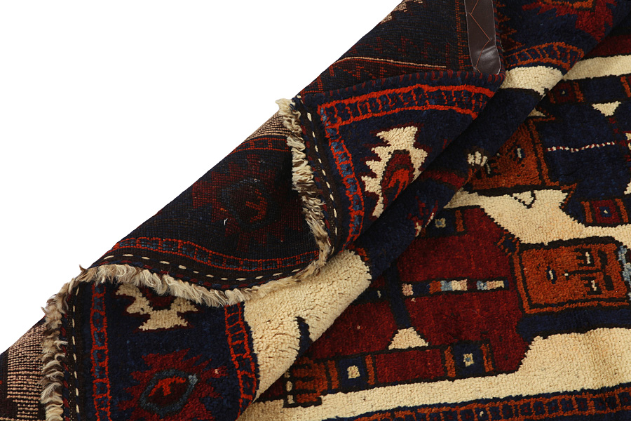 Bakhtiari - Qashqai Persian Carpet 400x140 - Picture 4