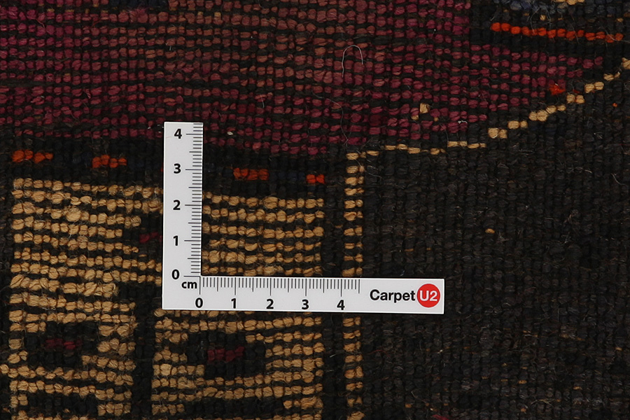 Gabbeh - Qashqai Persian Carpet 470x149 - Picture 3