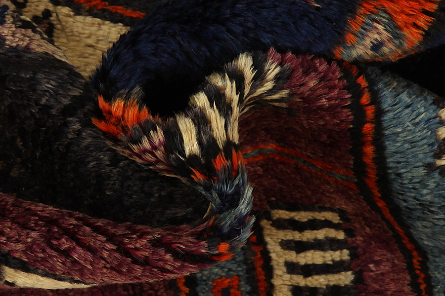 Gabbeh - Qashqai Persian Carpet 470x149 - Picture 6