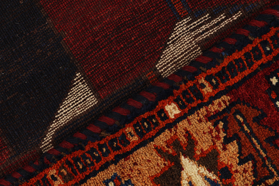 Bakhtiari - Qashqai Persian Carpet 401x139 - Picture 5
